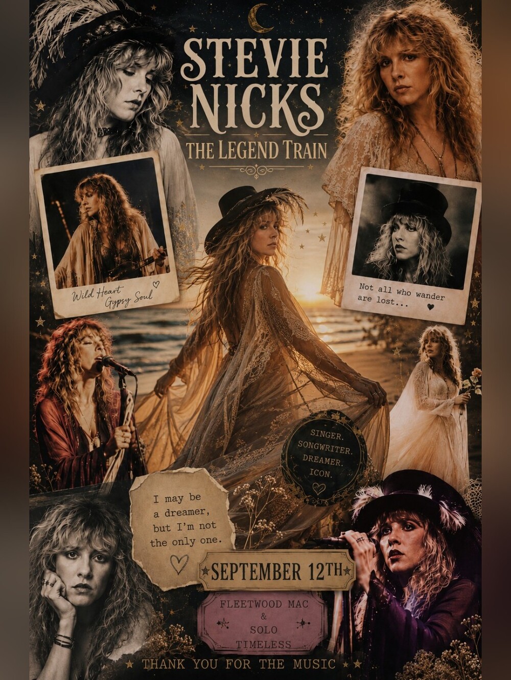 Stevie Nicks The Legend Raid Train 9/12